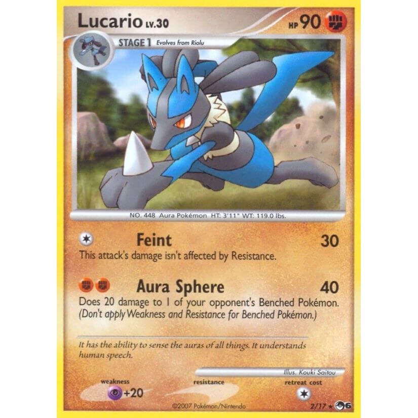 Image for Lucario (002/017) (POP) - Pokemon