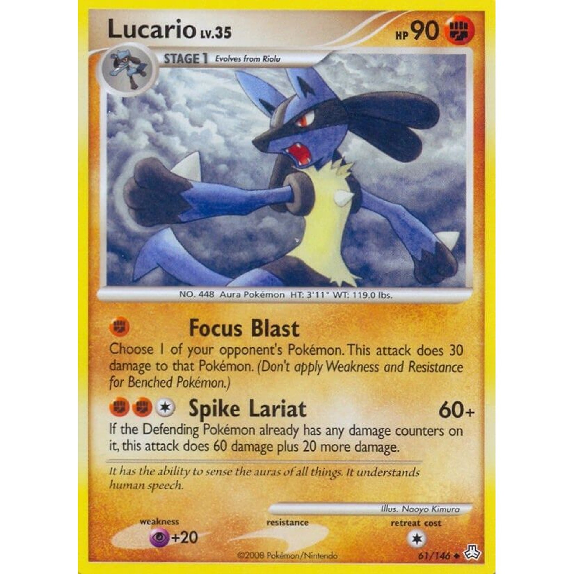 Image for Lucario (61/146) (LA) - Pokemon