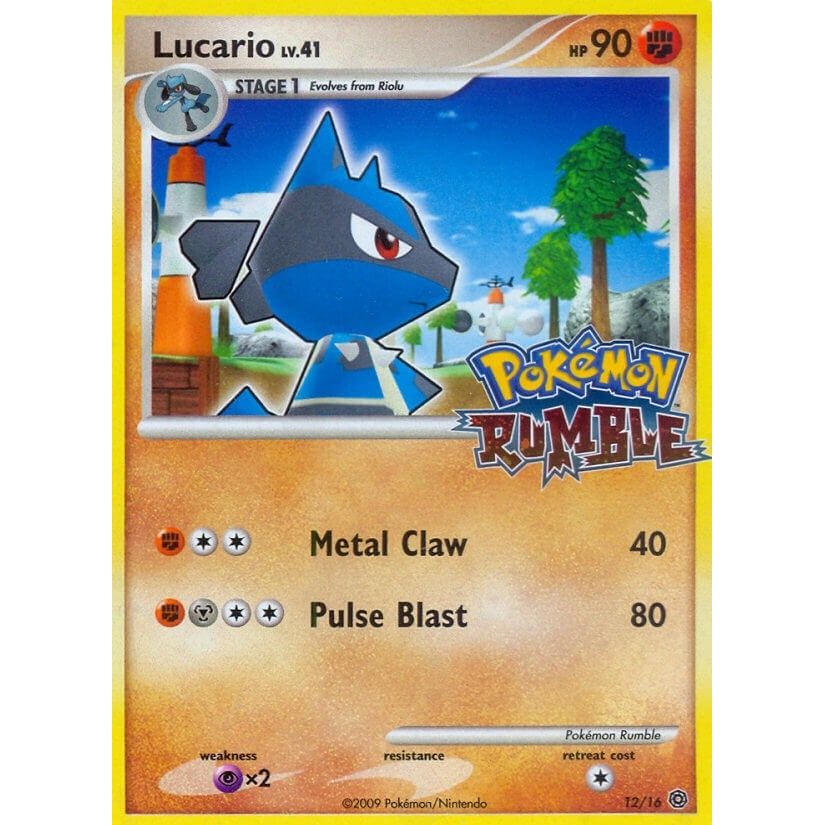 Image for Lucario (12) (RUM) - Pokemon