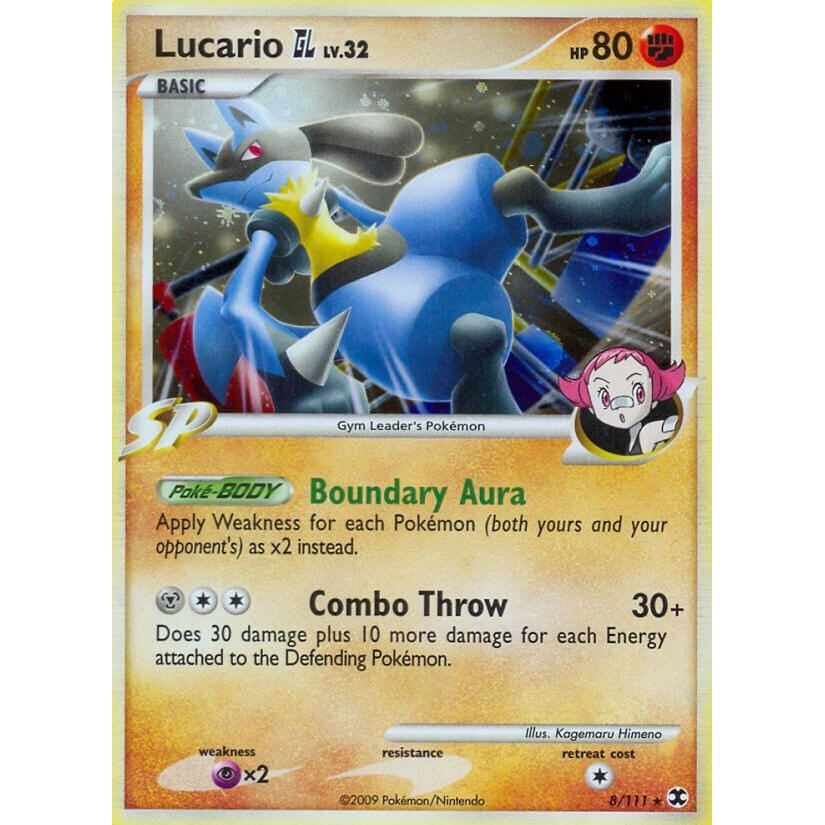 Image for Lucario GL (8/111) (RR) - Pokemon
