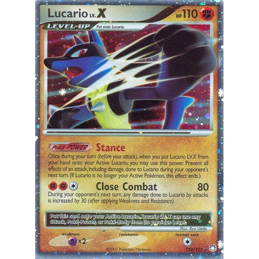 Image for Lucario LV.X (122/123) (MT) - Pokemon