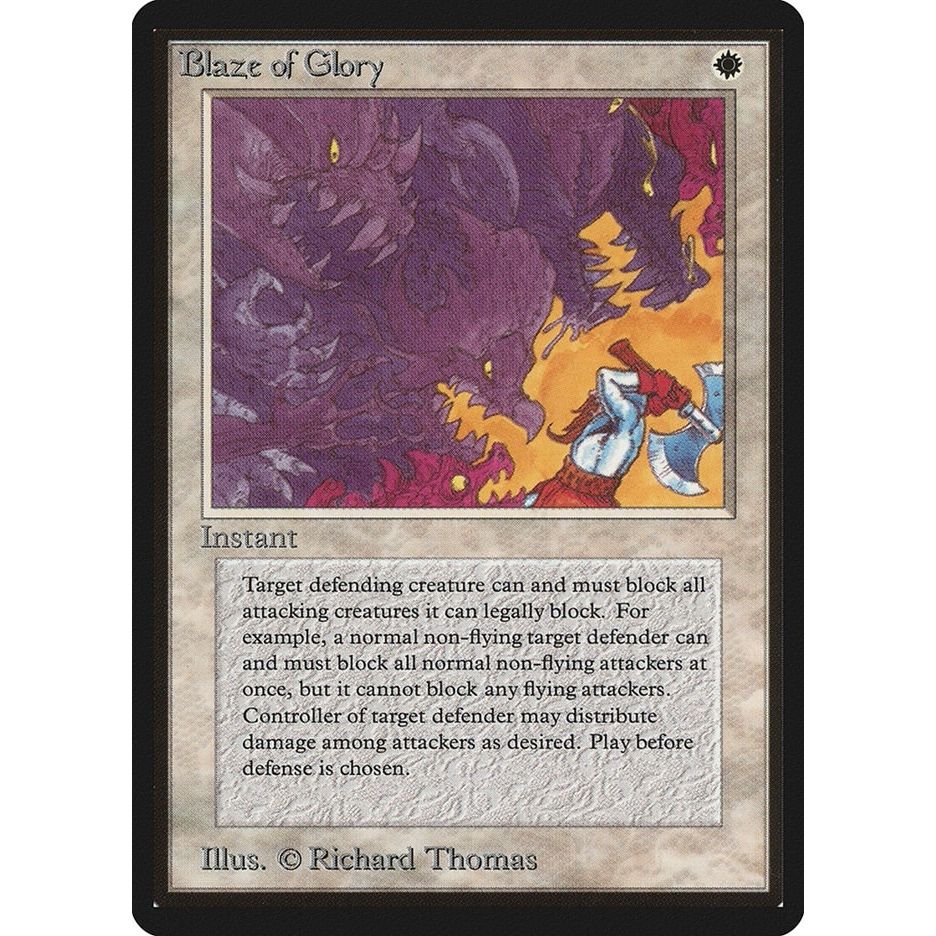 Image for Blaze of Glory (LEB) - Magic: The Gathering