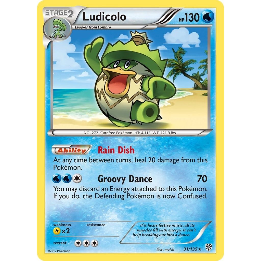 Image for Ludicolo (31/135) (PLS) - Pokemon