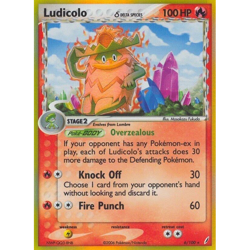Image for Ludicolo (Delta Species) (6/100) (CG) - Pokemon