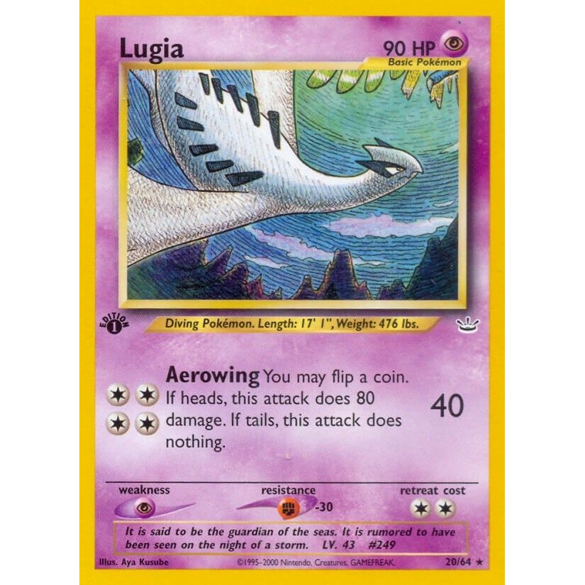 Image for Lugia (20/64) (N3) - Pokemon