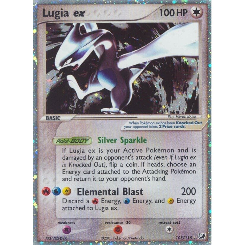 Image for Lugia ex (105/115) (UF) - Pokemon