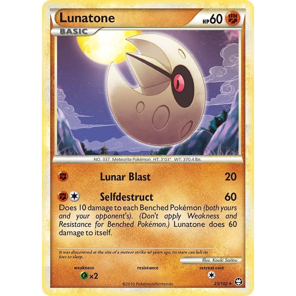 Image for Lunatone (25/102) (TM) - Pokemon