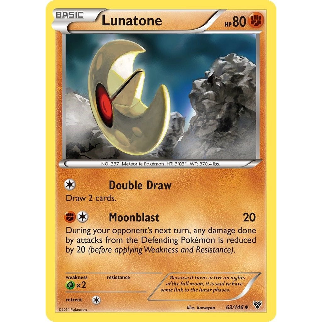 Image for Lunatone (63/146) (XY) - Pokemon
