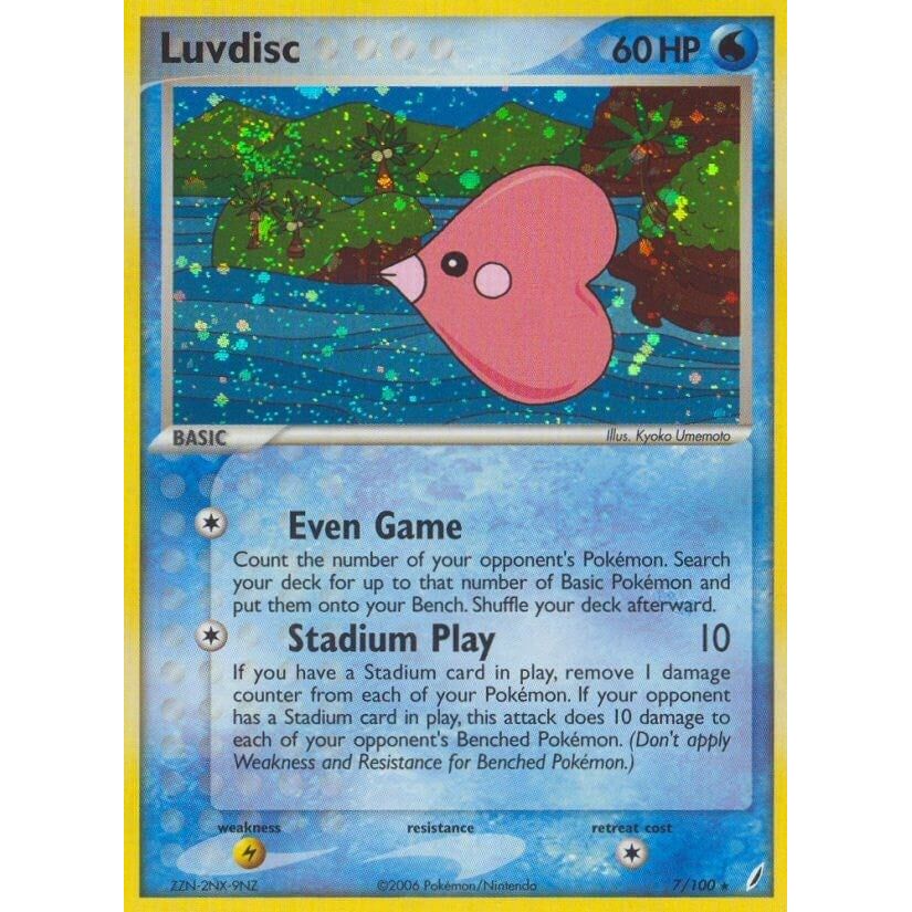 Image for Luvdisc (7/100) (CG) - Pokemon