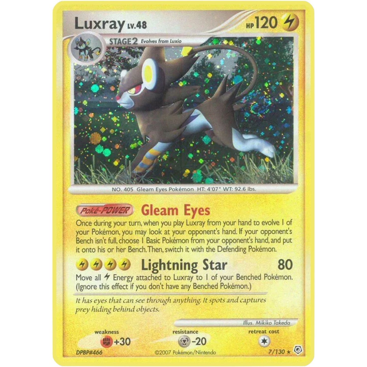 Image for Luxray (7/130) (DP) - Pokemon