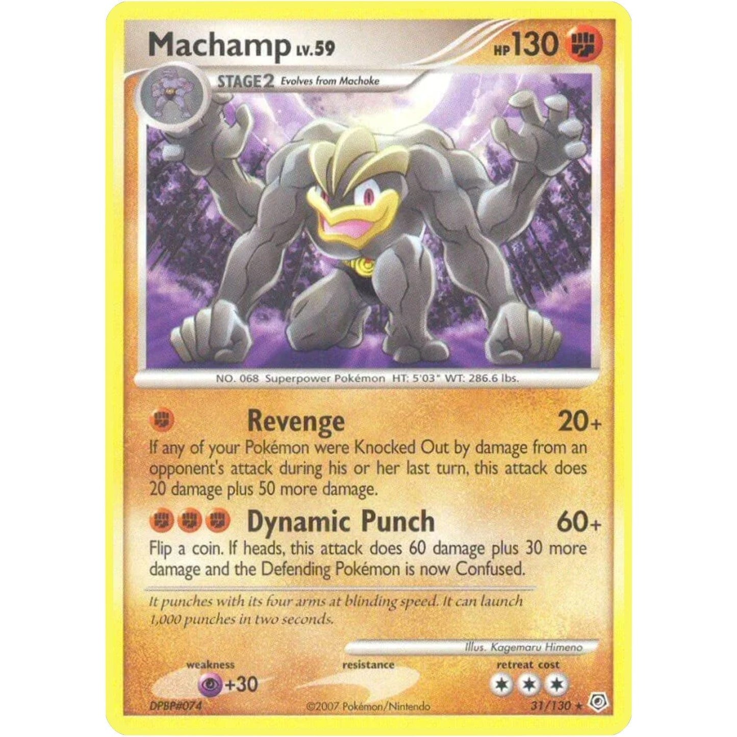 Image for Machamp (31/130) (DP) - Pokemon