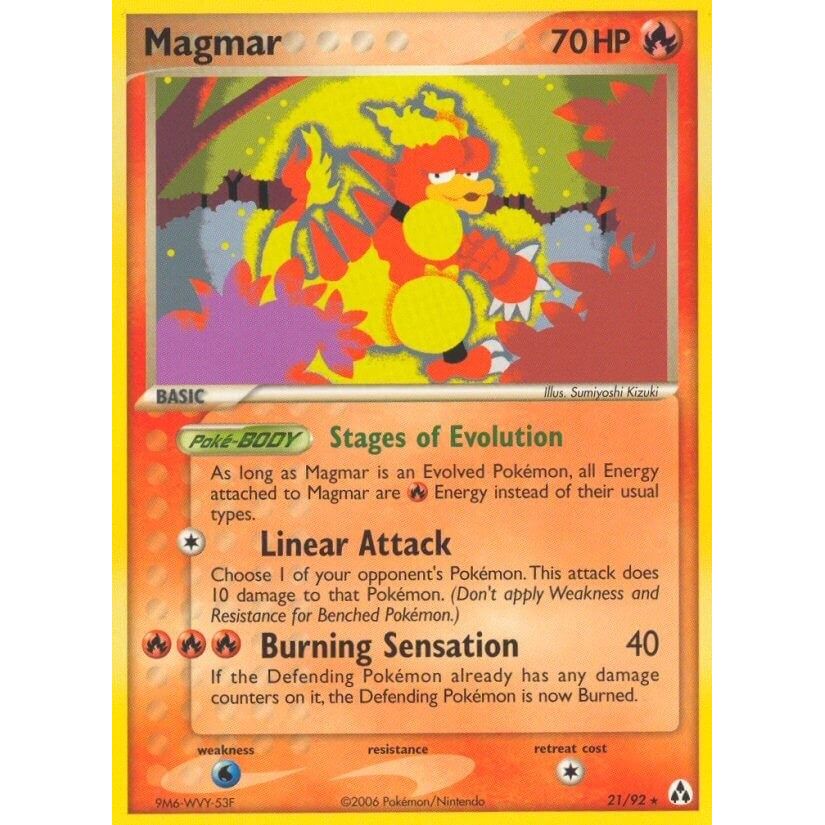 Image for Magmar (21/92) (LM) - Pokemon
