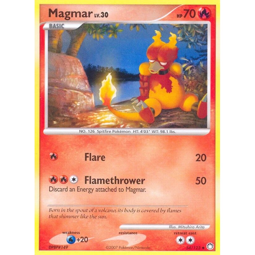 Image for Magmar (54/123) (MT) - Pokemon