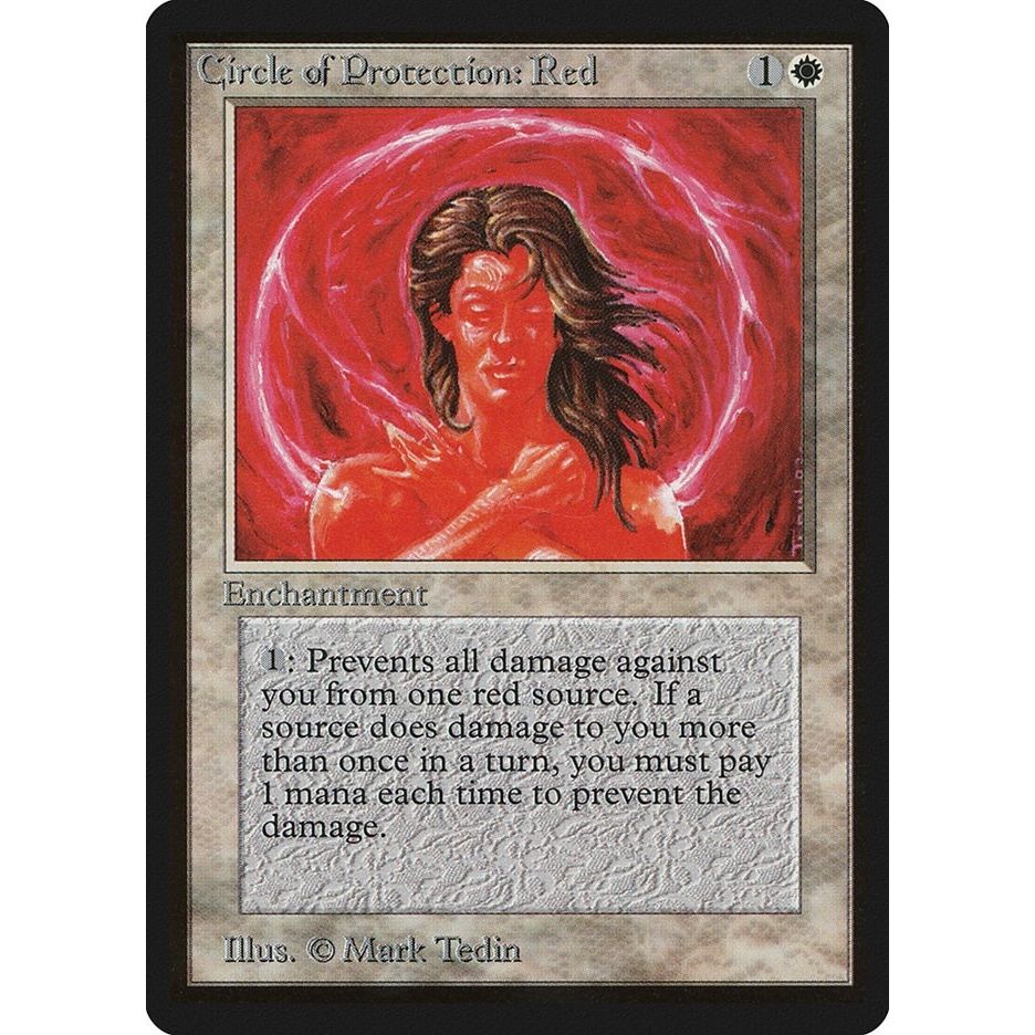 Image for Circle of Protection: Red (LEB) - Magic: The Gathering