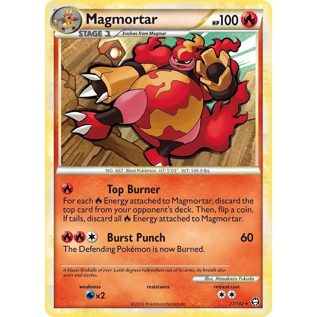 Image for Magmortar (27/102) (TM) - Pokemon
