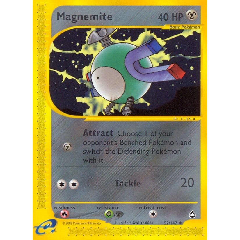 Image for Magnemite (52) (052/147) (AQ) - Pokemon