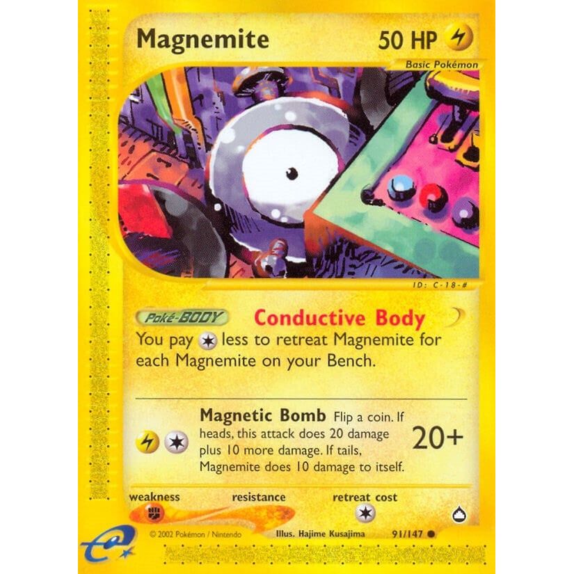Image for Magnemite (91) (091/147) (AQ) - Pokemon