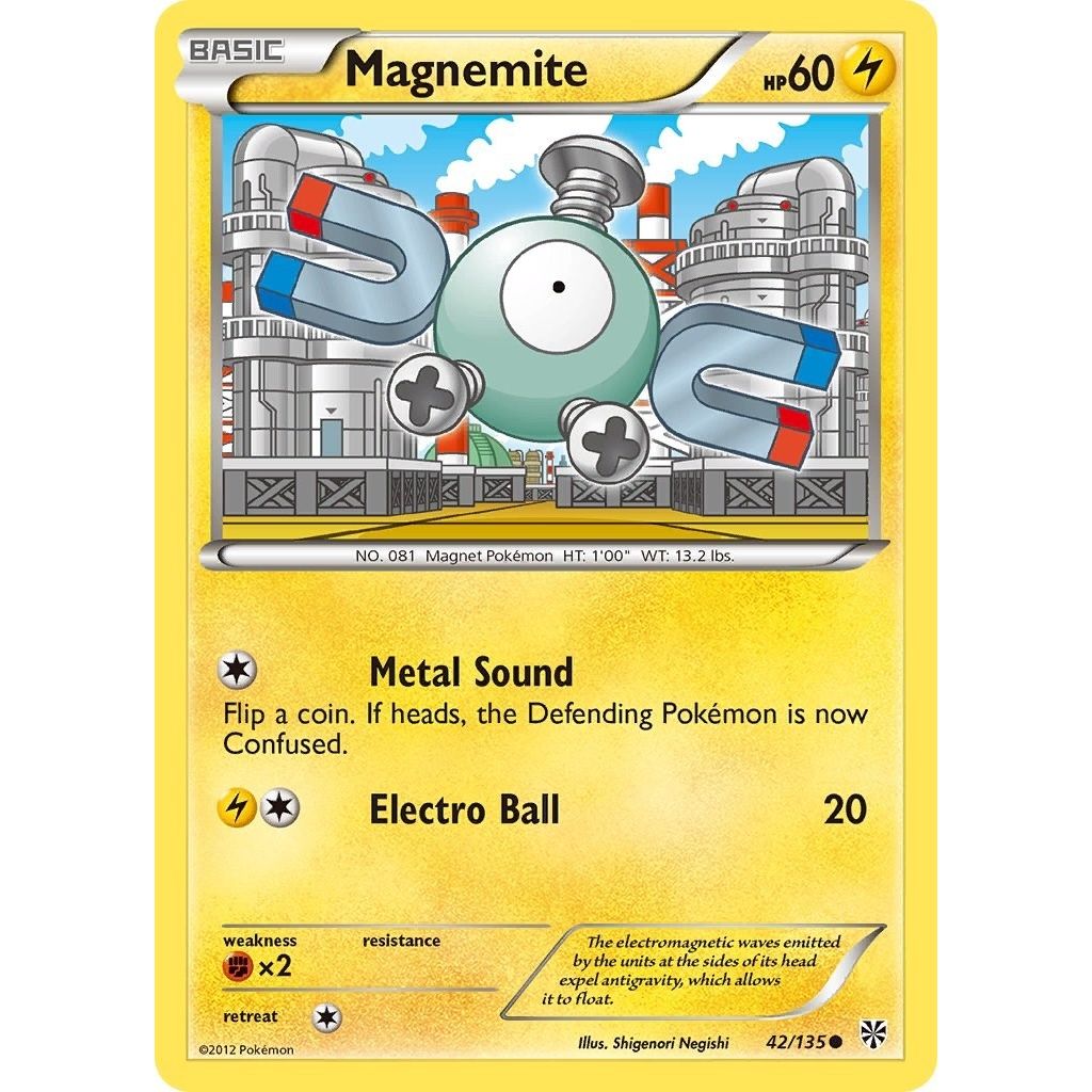 Image for Magnemite (42) (42/135) (PLS) - Pokemon