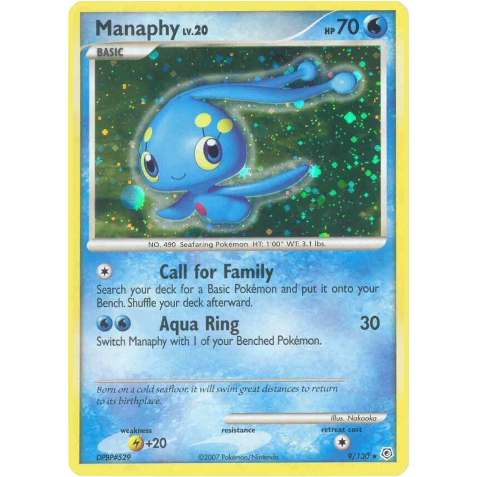 Image for Manaphy (9/130) (DP) - Pokemon
