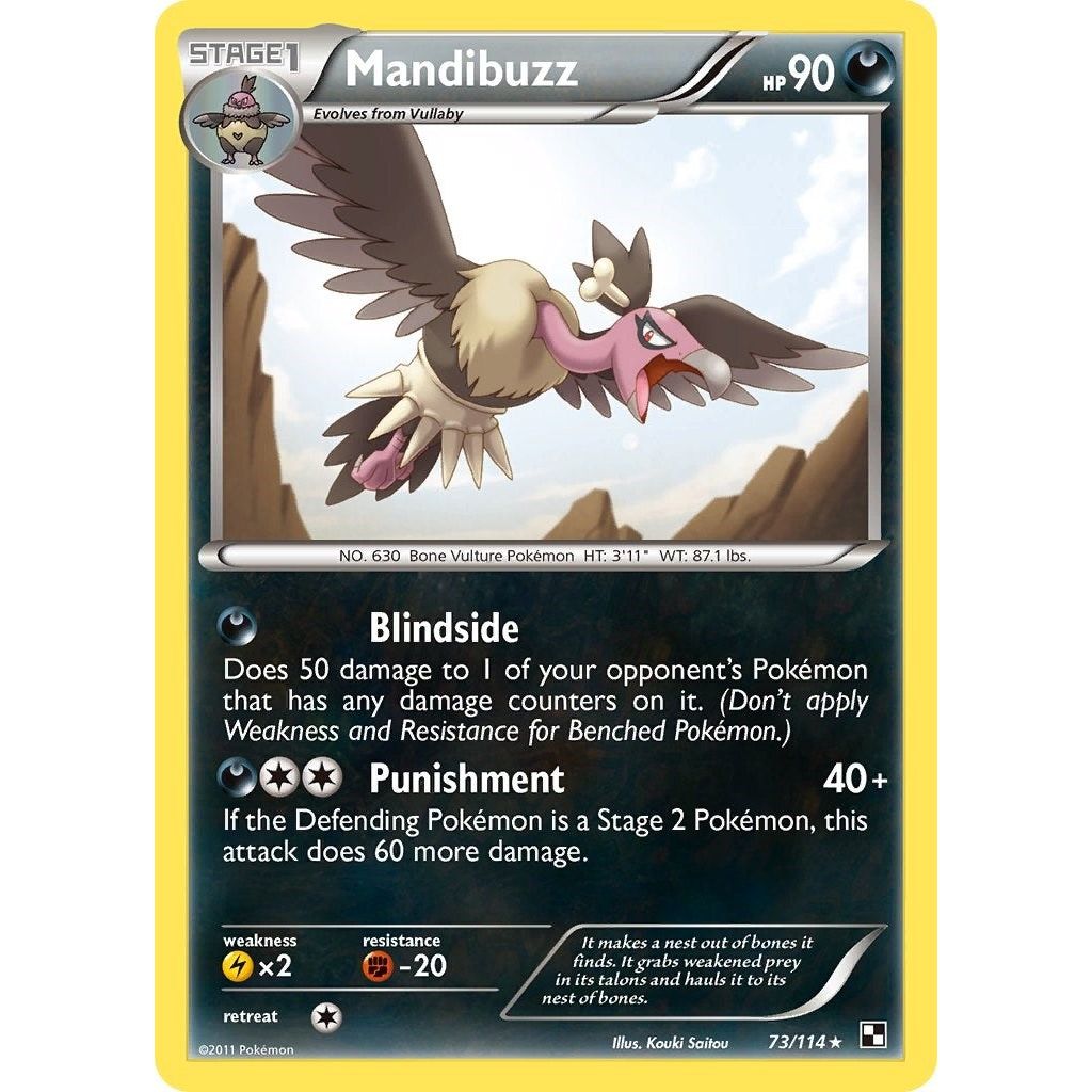 Image for Mandibuzz (73/114) (BLW) - Pokemon