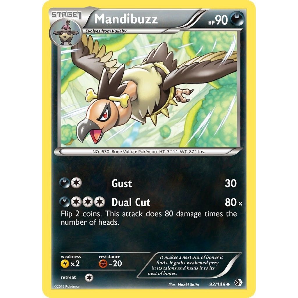 Image for Mandibuzz (93/149) (BCR) - Pokemon