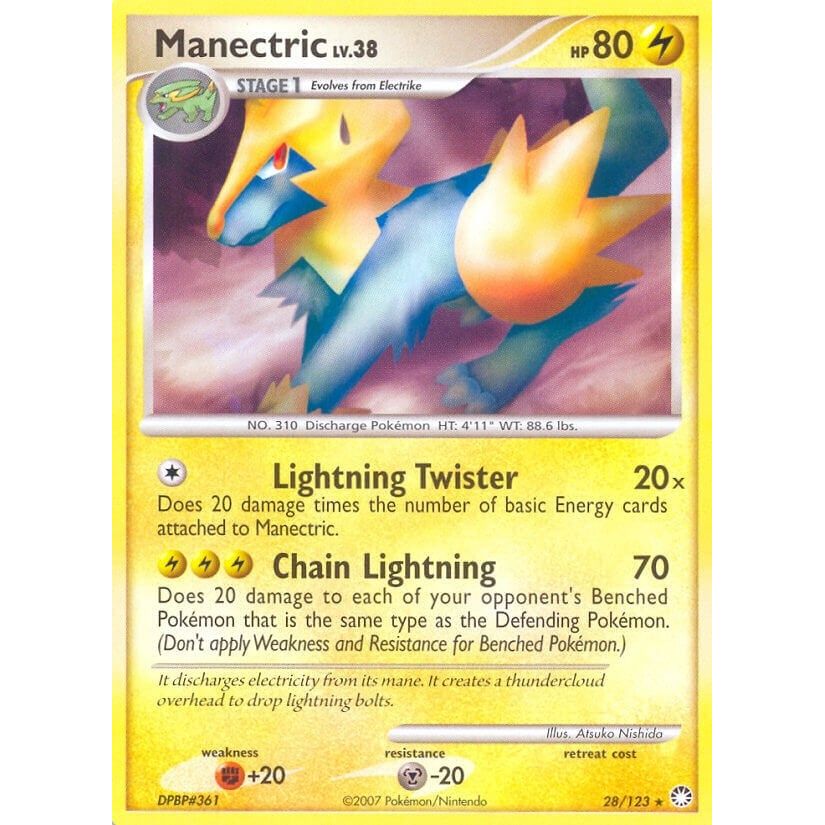 Image for Manectric (28/123) (MT) - Pokemon