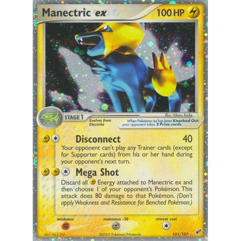 Image for Manectric ex (101/107) (DX) - Pokemon