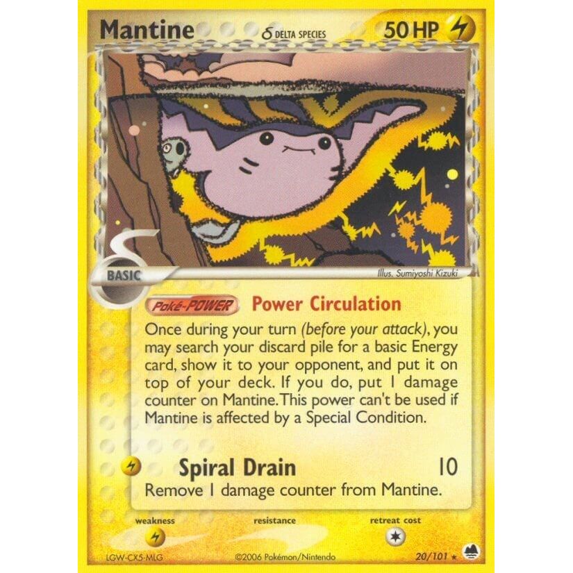 Image for Mantine (Delta Species) (20/101) (DF) - Pokemon