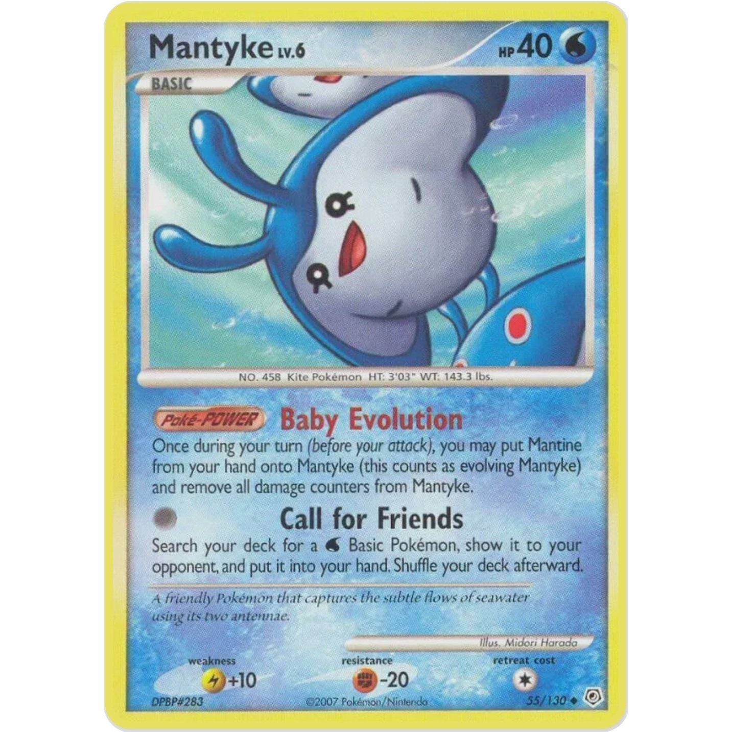 Image for Mantyke (55/130) (DP) - Pokemon