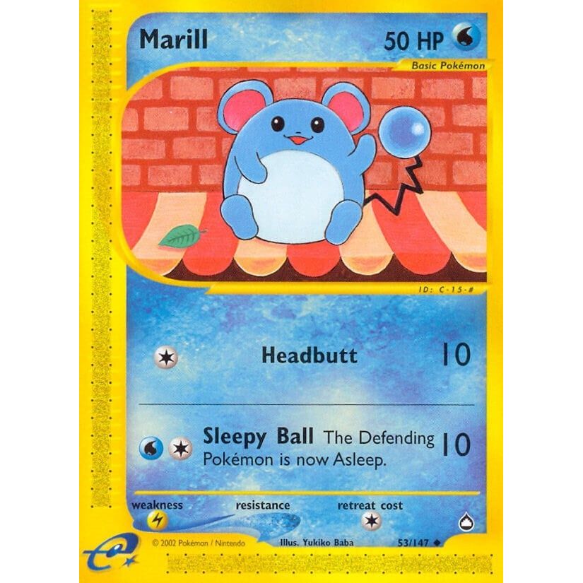 Image for Marill (053/147) (AQ) - Pokemon