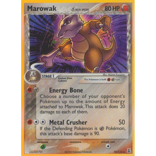 Image for Marowak (Delta Species) (10/113) (DS) - Pokemon