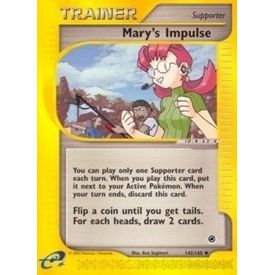 Image for Mary's Impulse (142/165) (EX) - Pokemon
