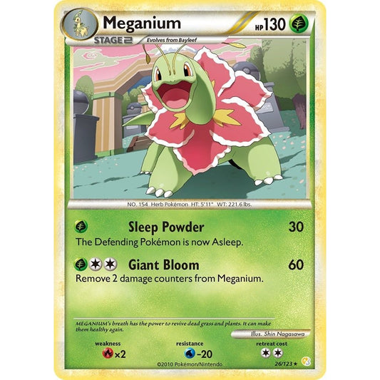 Image for Meganium (26/123) (HS) - Pokemon