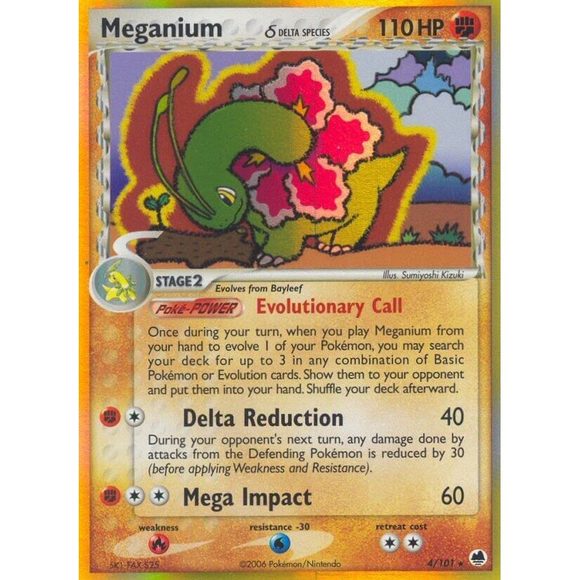Image for Meganium (Delta Species) (4/101) (DF) - Pokemon