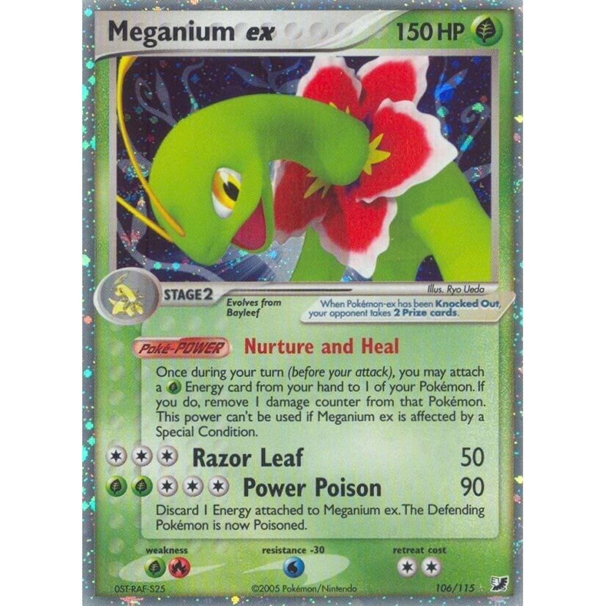 Image for Meganium ex (106/115) (UF) - Pokemon