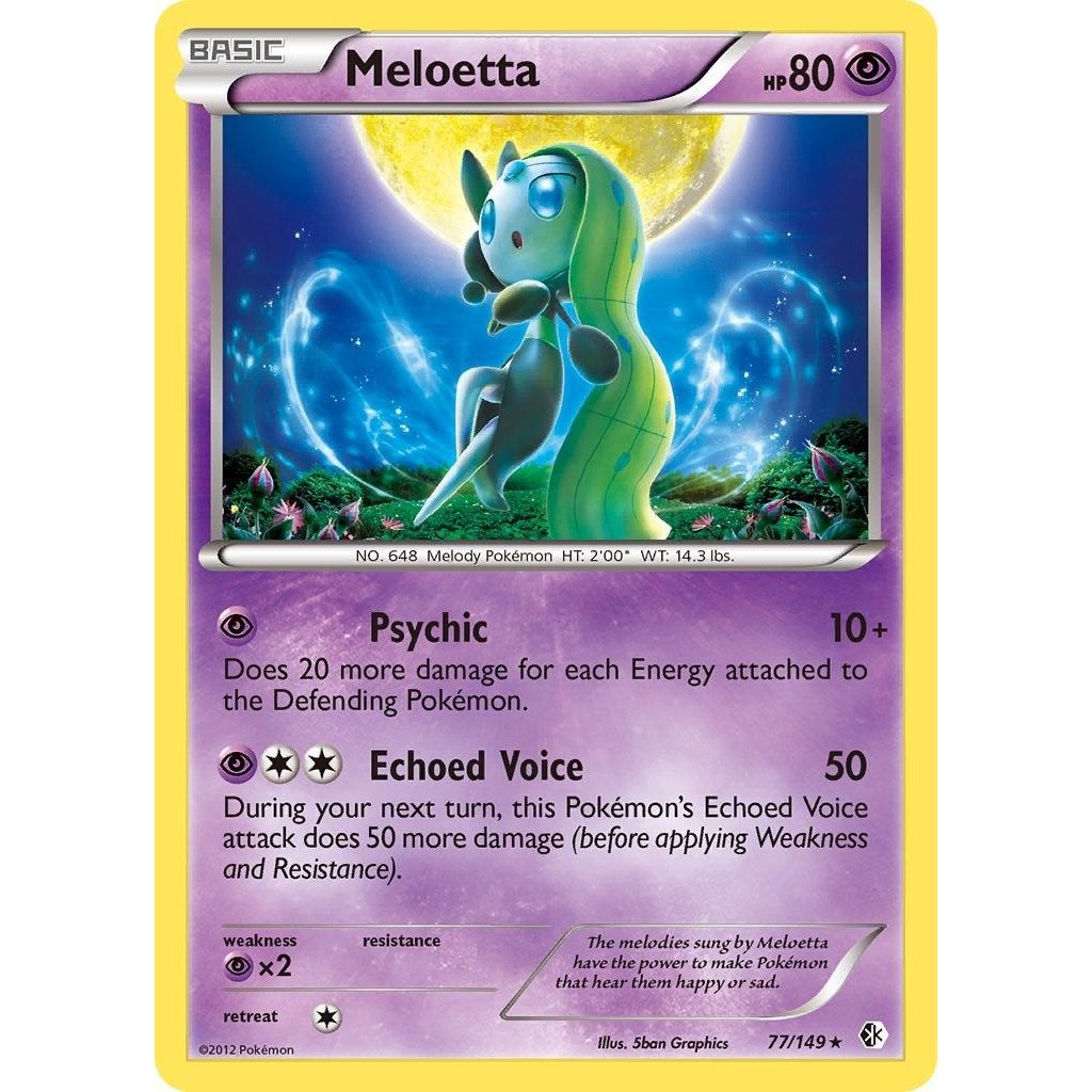 Image for Meloetta (77/149) (BCR) - Pokemon