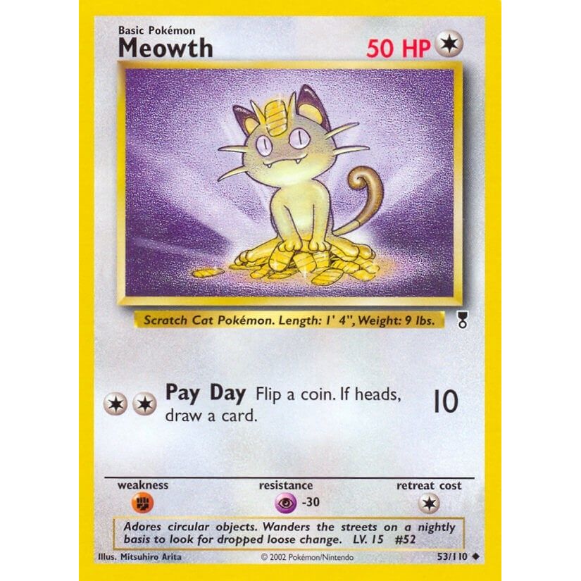 Image for Meowth (053/110) (LC) - Pokemon