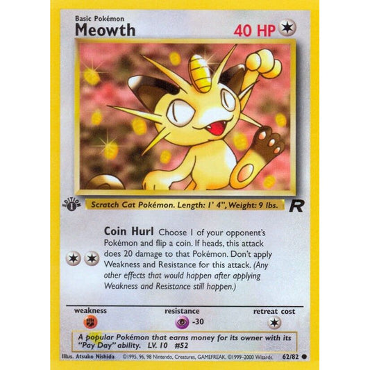 Image for Meowth (62/82) (TR) - Pokemon