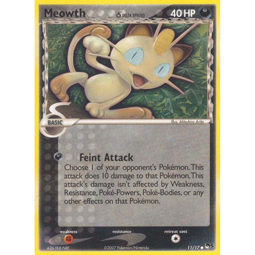 Image for Meowth (Delta Species) (011/017) (POP) - Pokemon