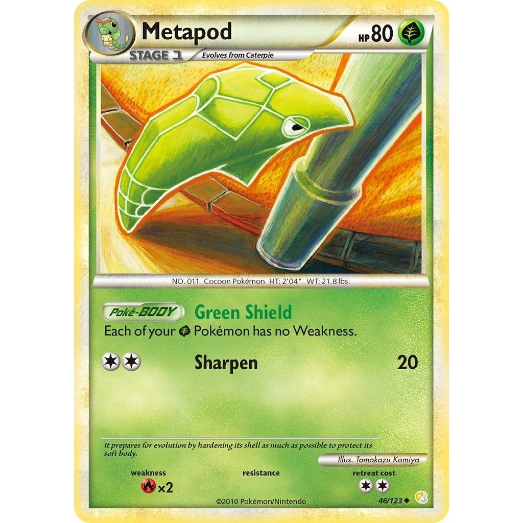 Image for Metapod (46/123) (HS) - Pokemon