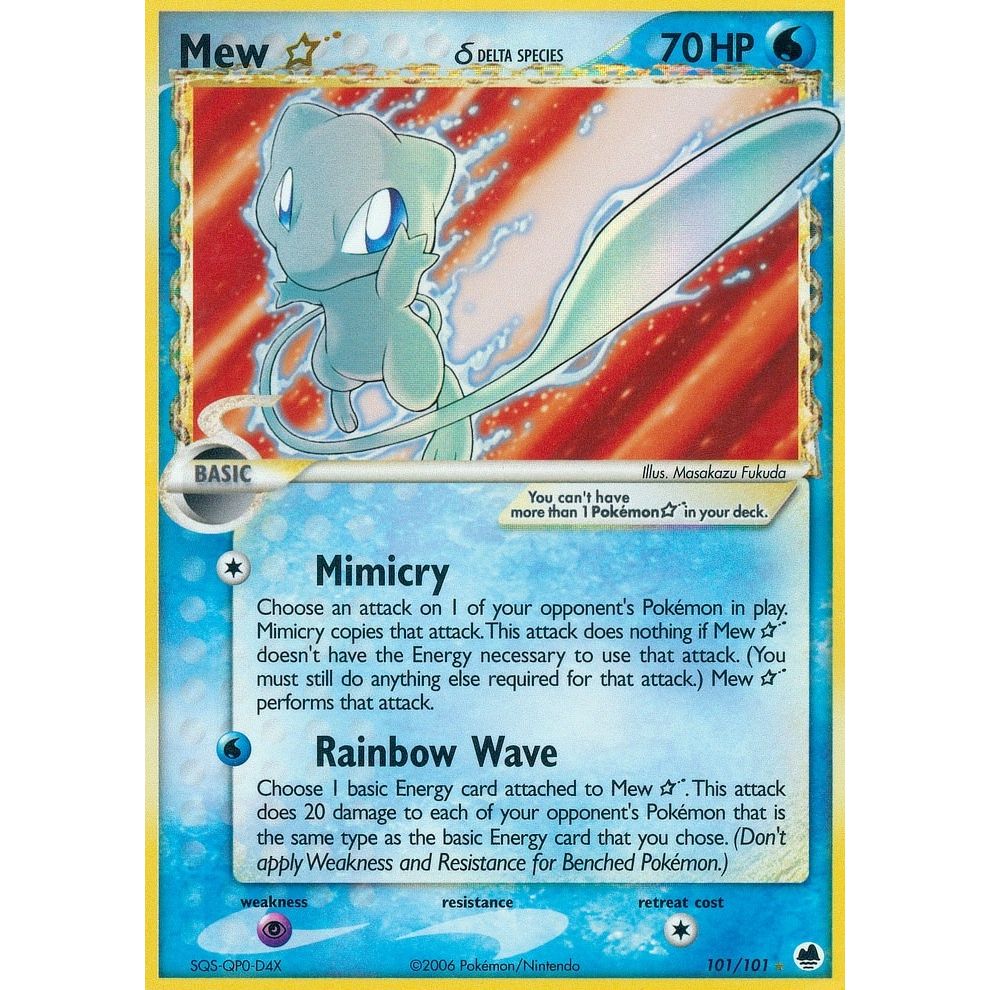 Image for Mew Star (Delta Species) (101/101) (DF) - Pokemon