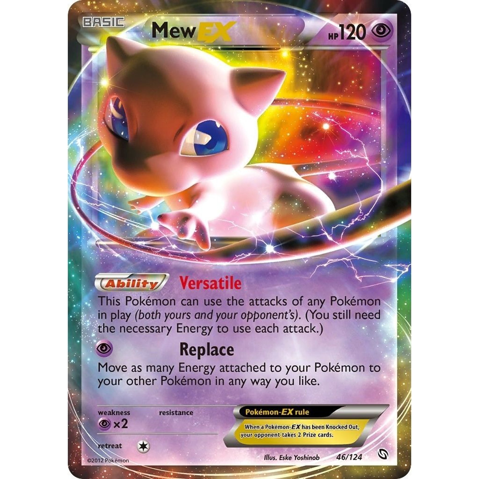 Image for Mew EX (46/124) (DRX) - Pokemon