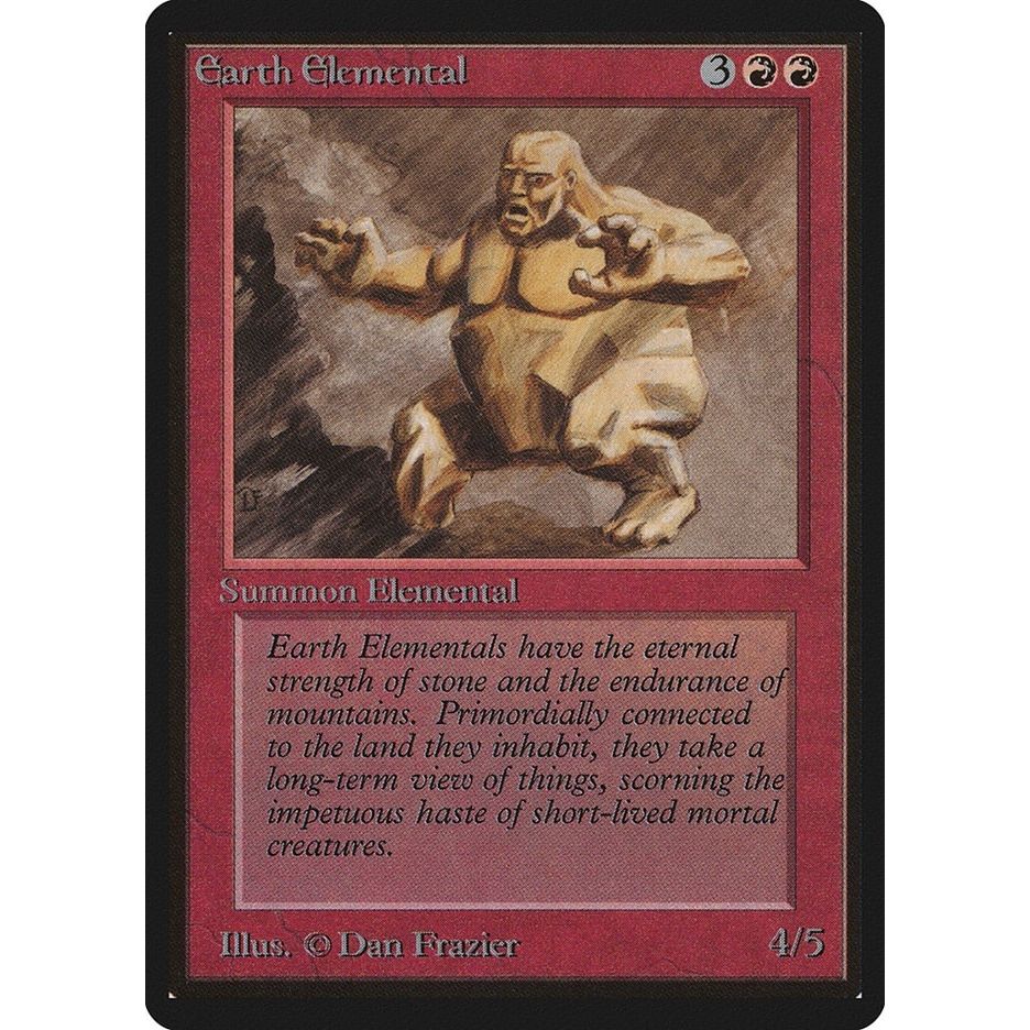 Image for Earth Elemental (LEB) - Magic: The Gathering