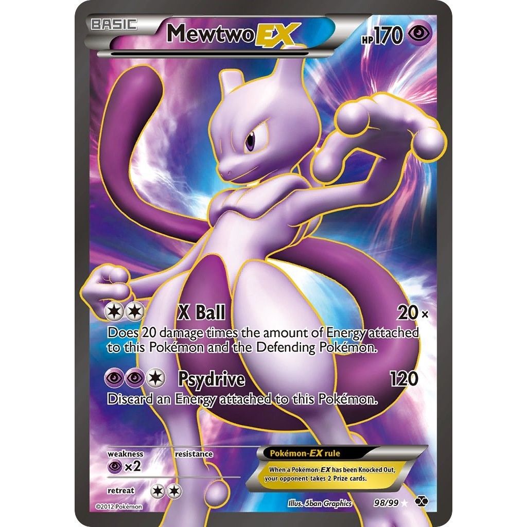 Image for Mewtwo EX (98 Full Art) (98/99) (NXD) - Pokemon