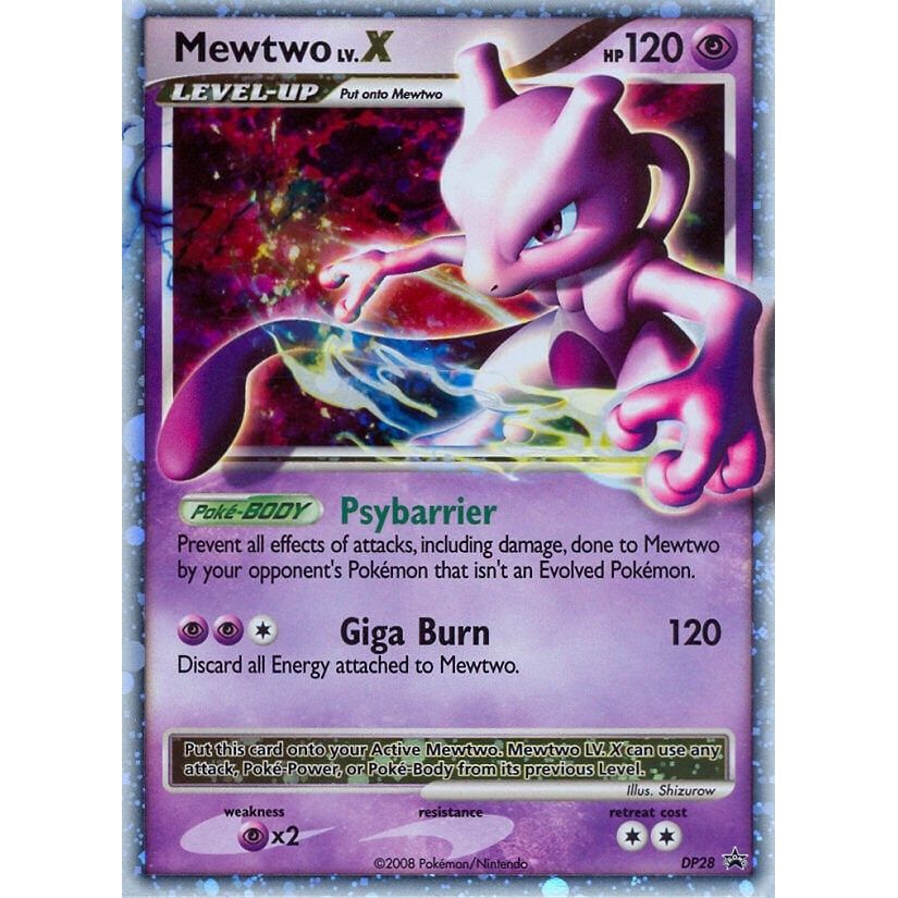 Image for Mewtwo LV.X - DP28 (DP28) (PR) - Pokemon