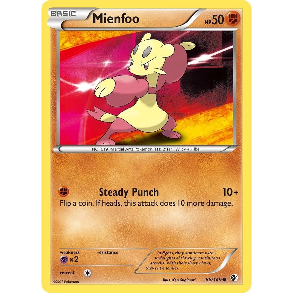 Image for Mienfoo (86) (86/149) (BCR) - Pokemon