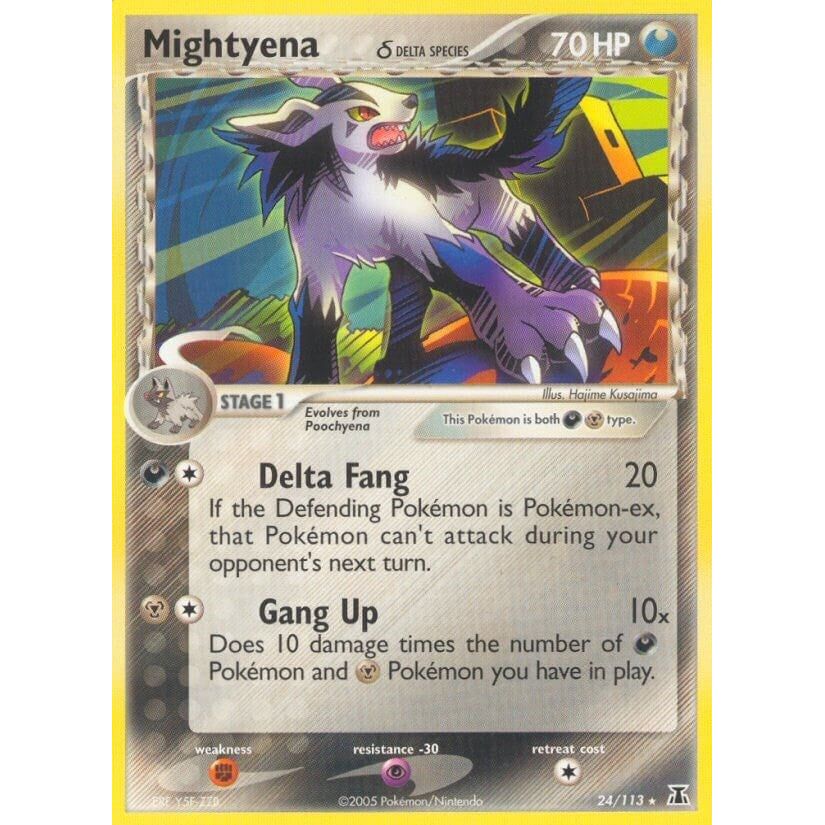 Image for Mightyena (Delta Species) (24/113) (DS) - Pokemon