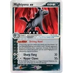 Image for Mightyena ex (101/110) (HP) - Pokemon