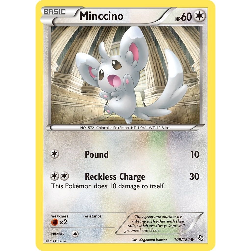 Image for Minccino (109/124) (DRX) - Pokemon