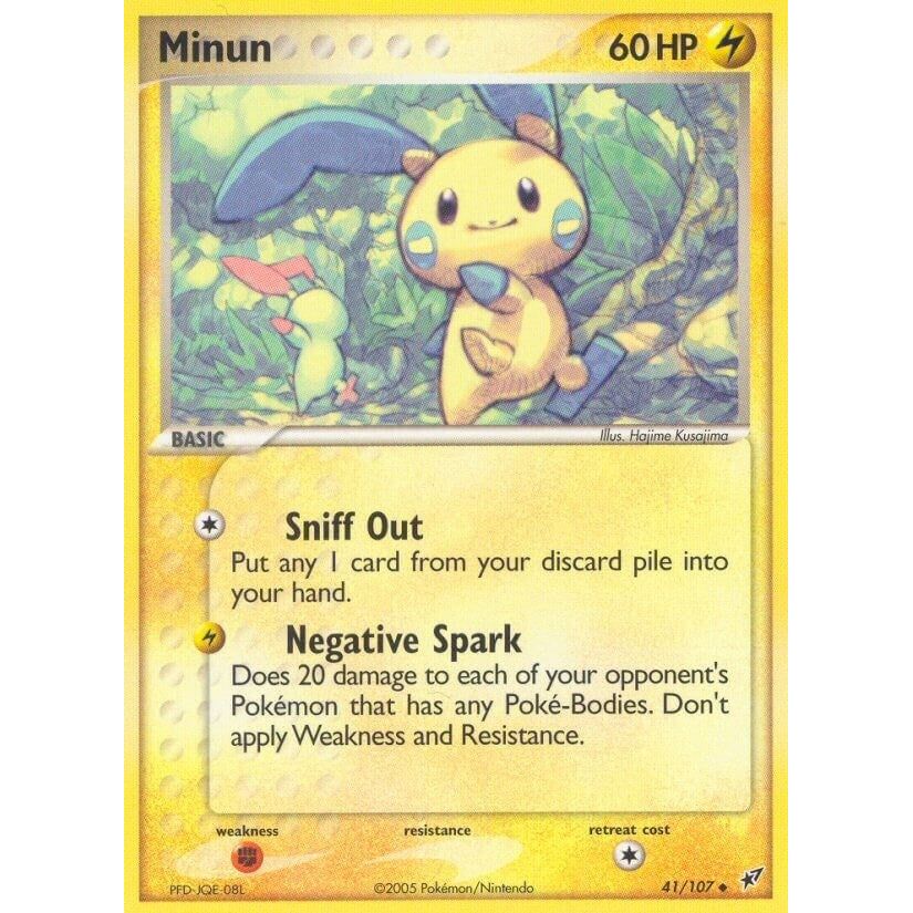 Image for Minun (41/107) (DX) - Pokemon